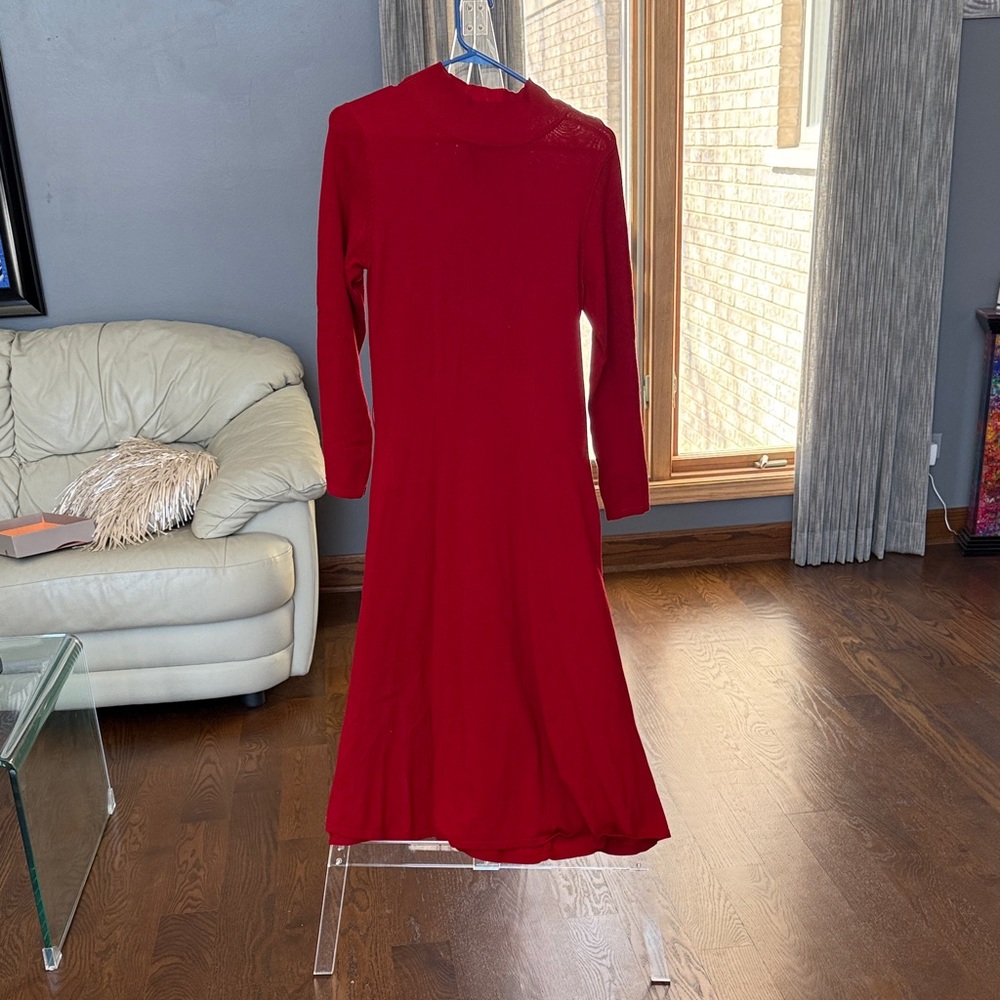Elegant Red Women's Dress